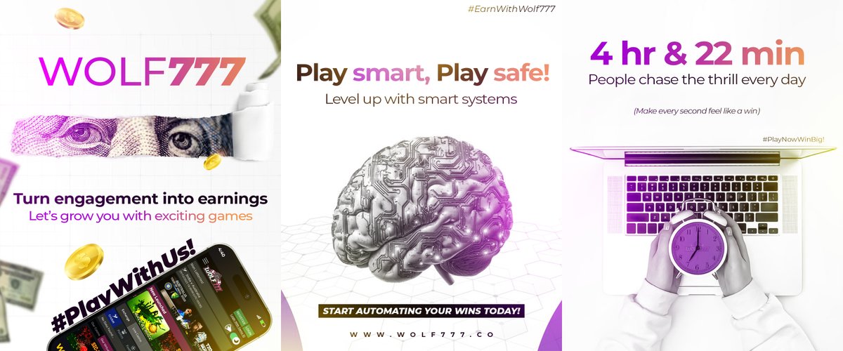 Play smart and play safe with automation guiding your every move. Maximize efficiency, minimize risk, and level up your games with precision and control. Let technology power your gameplay and unlock real rewards like never before!

#wolf777exchange #growyourearnings #playtowin