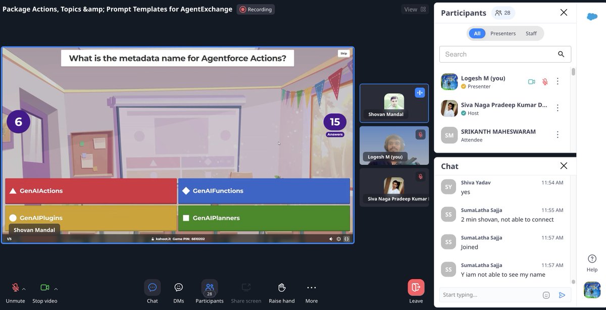 Logesh M (@logesh_m_sfdc) on Twitter photo Thank you so much for the love and vibes #sfdchyd community! ❤️
Hope you all learnt #agentexchange from the session and ready to rock!! 🥳
Happy Weekend!! ☕️
<a href="/salesforce/">Salesforce</a> <a href="/trailhead/">Trailhead</a> <a href="/salesforcejobs/">Salesforce Careers</a> <a href="/Benioff/">Marc Benioff</a> Thank you so much for the love and vibes #sfdchyd community! ❤️
Hope you all learnt #agentexchange from the session and ready to rock!! 🥳
Happy Weekend!! ☕️
<a href="/salesforce/">Salesforce</a> <a href="/trailhead/">Trailhead</a> <a href="/salesforcejobs/">Salesforce Careers</a> <a href="/Benioff/">Marc Benioff</a>