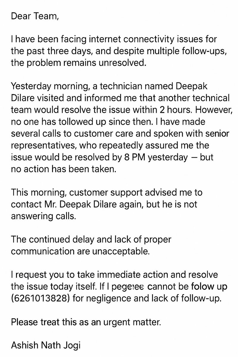anj180190's tweet photo. @airtelindia @Airtel_Presence https://t.co/EdU7L891Vk
