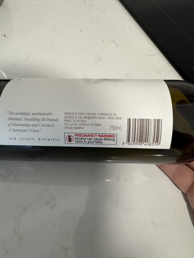 PK4851's tweet photo. Who’s familiar with this one from the almighty Kim Teusner #Utopos
Fully recommended - ready to go even at this young age!
@AustWineTasting #barossa @jwalkermobile https://t.co/d1WCp4hVrZ