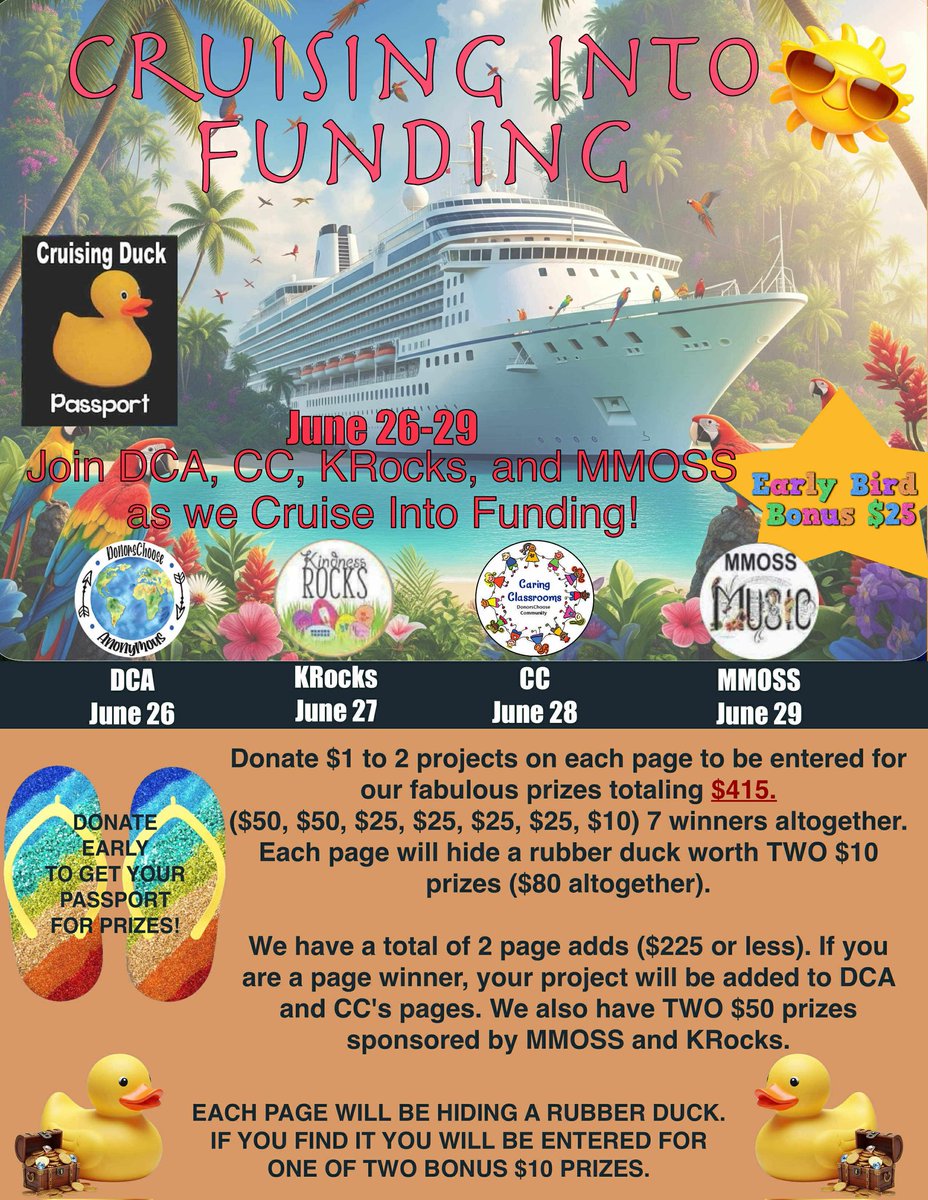 DCAGivingPage (@dcagivingpage) on Twitter photo Today all the fun is at <a href="/CaringClassPage/">☀️ Caring Classrooms DonorsChoose Giving Page 💕</a>! Join in for their part of the cruise! Today all the fun is at <a href="/CaringClassPage/">☀️ Caring Classrooms DonorsChoose Giving Page 💕</a>! Join in for their part of the cruise!