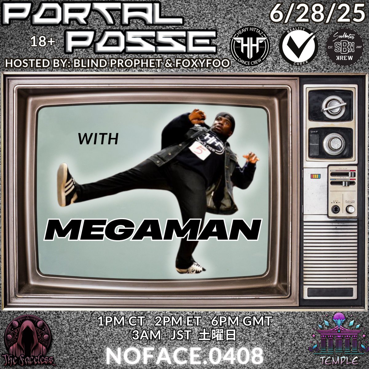 BlindTfs's tweet image. Portal Posse - Q and A / interview with AJ MegaMan from Heavy Hittaz and SoulBotics
Founder of realitycheckcourse.com
Number one animation course in the world!
-Bopping Andre
youtu.be/mVeDDHTmxsM?si…