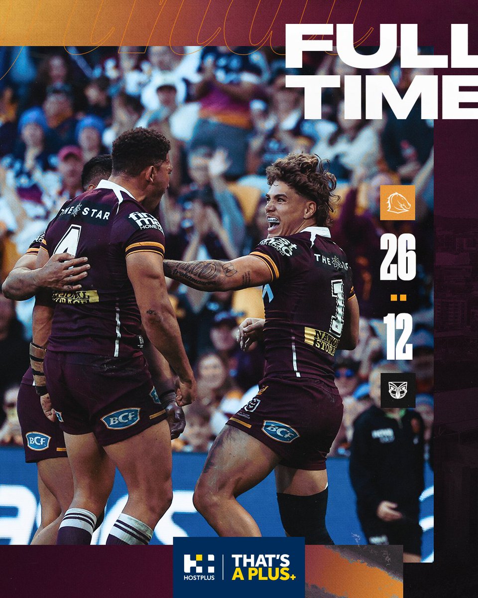 brisbanebroncos's tweet image. 3 ON THE TROT 🐎