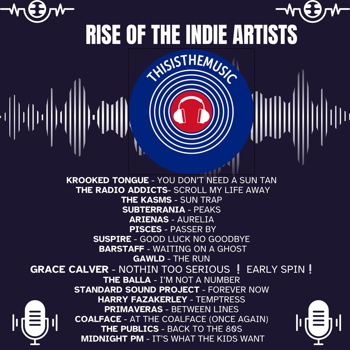 ThisIsTheMusic_ (@thisisthemusic2) on Twitter photo Bored of glasto? Listen to our latest show
<a href="/krooked_tongue/">KROOKED TONGUE</a> <a href="/TheRadioAddicts/">The Radio Addicts</a> <a href="/Kasmsband/">The Kasms</a> <a href="/SubterraniaBand/">Subterrania</a> <a href="/Arienas_Band/">Arienas</a> <a href="/piscespostbox/">pisces</a> <a href="/suspiretheband/">Suspire</a> <a href="/barstaffband/">BARSTAFF</a> GWALD <a href="/GraceCalver_/">Grace Calver 💕</a> <a href="/TheBallaBand/">THE BALLA</a> <a href="/standardsound24/">StandardSoundProject</a> Harry Fazakerley Primaveras Coalface <a href="/ThePublicsBand/">The Publics</a> Midnight PM Bored of glasto? Listen to our latest show
<a href="/krooked_tongue/">KROOKED TONGUE</a> <a href="/TheRadioAddicts/">The Radio Addicts</a> <a href="/Kasmsband/">The Kasms</a> <a href="/SubterraniaBand/">Subterrania</a> <a href="/Arienas_Band/">Arienas</a> <a href="/piscespostbox/">pisces</a> <a href="/suspiretheband/">Suspire</a> <a href="/barstaffband/">BARSTAFF</a> GWALD <a href="/GraceCalver_/">Grace Calver 💕</a> <a href="/TheBallaBand/">THE BALLA</a> <a href="/standardsound24/">StandardSoundProject</a> Harry Fazakerley Primaveras Coalface <a href="/ThePublicsBand/">The Publics</a> Midnight PM
