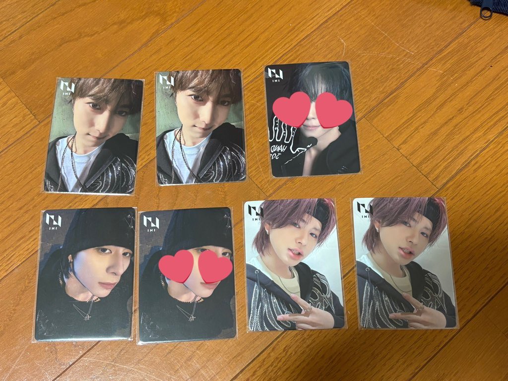 INI THE ORIGIN 店舗別交換

譲
HMVオンライン　尾崎　木村　佐野　許　西　松田
HMV店舗 後藤　許
タワレコ店舗　尾崎　木村　許　髙塚　西
タワレコオンライン　尾崎　西　松田

求
タワレコ店舗　HMVオンライン藤牧（異種可能）

29日香川優先、郵送可。よろしくお願いします

#INI交換