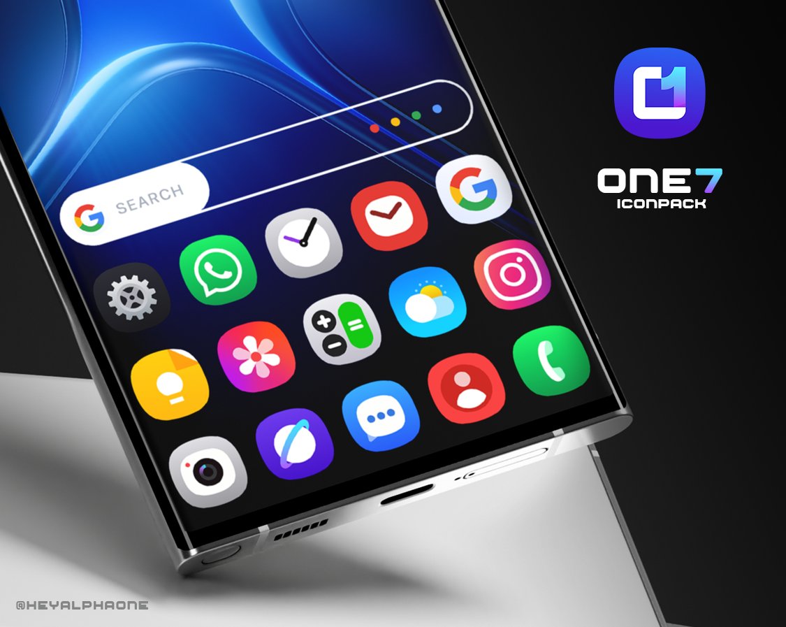 🚀 Introducing One 7 Icon Pack – Now on Sale!
Inspired by the refined aesthetics of Samsung One UI 7.

🔥 Limited-Time Offer: Enjoy a special discount.

📥 Get it now:
play.google.com/store/apps/det…

💖, Retweet &amp; Comment to show your support!