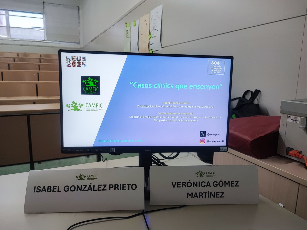 Darrer día al congreso de la #CAMFIC
Tot preparar!!#CongrésAPCAMFIC #ecoAP