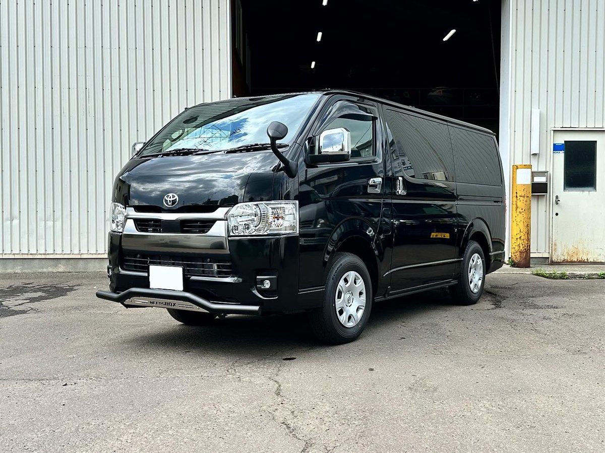 needsbox's tweet photo. ハイエースV S-GL DARK PRIME S 4WD
NEEDSBOX P-type2完成!!
#needsbox
#needsboxvanlife
#toyota
#hiace
#ハイエース
#納車 https://t.co/Y3dOBAcb0s