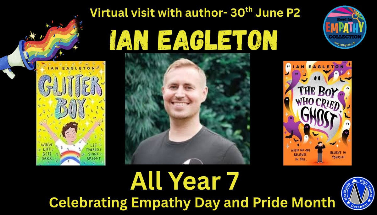 Northgate Library (@ngatelibrary) on Twitter photo Monday we’re excited to welcome <a href="/MrEagletonIan/">Ian Eagleton</a> for a Y7 virtual visit <a href="/NgateDereham/">Northgate High School</a> Ian’s books provide a diverse range of characters building empathy, self worth and overcoming challenges, perfect summer reads available in our library <a href="/EmpathyLabUK/">EmpathyLabUK</a> <a href="/UkslaN/">SLA Norfolk and Suffolk Branch</a> Monday we’re excited to welcome <a href="/MrEagletonIan/">Ian Eagleton</a> for a Y7 virtual visit <a href="/NgateDereham/">Northgate High School</a> Ian’s books provide a diverse range of characters building empathy, self worth and overcoming challenges, perfect summer reads available in our library <a href="/EmpathyLabUK/">EmpathyLabUK</a> <a href="/UkslaN/">SLA Norfolk and Suffolk Branch</a>