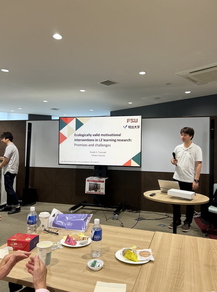 Dr. Yamazaki &amp; Aoyama speaking about motivation!