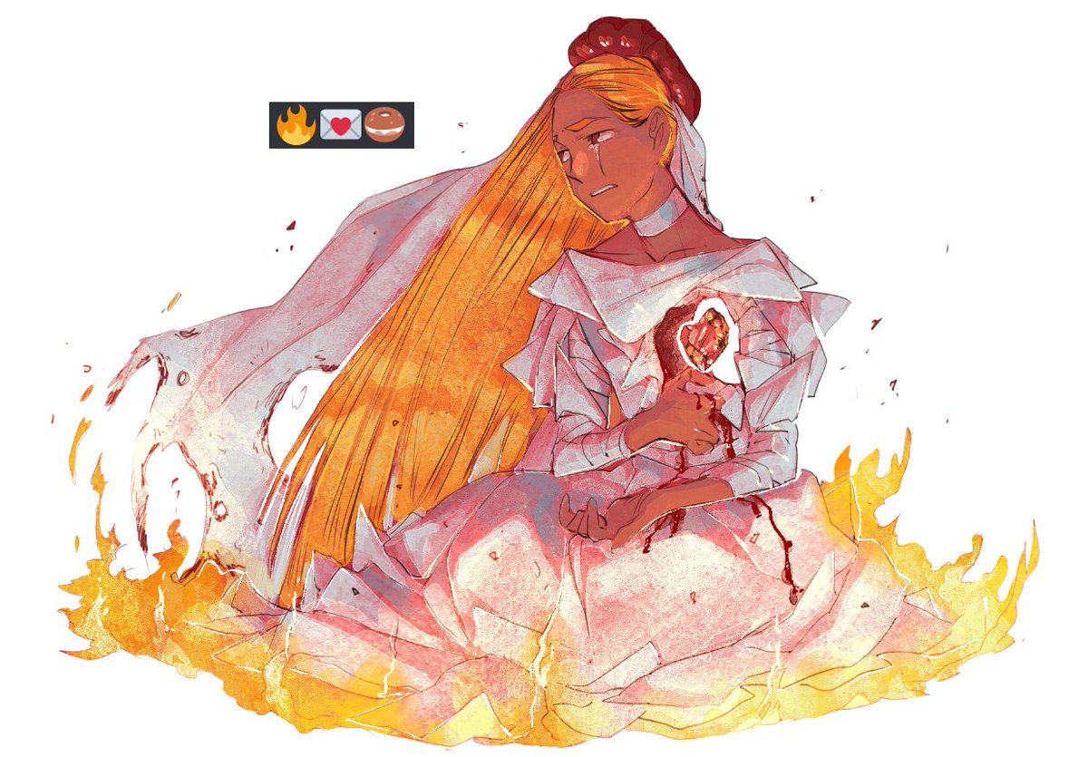 3 emojis challenge : Burning sorrow 🔥

#characterdesign