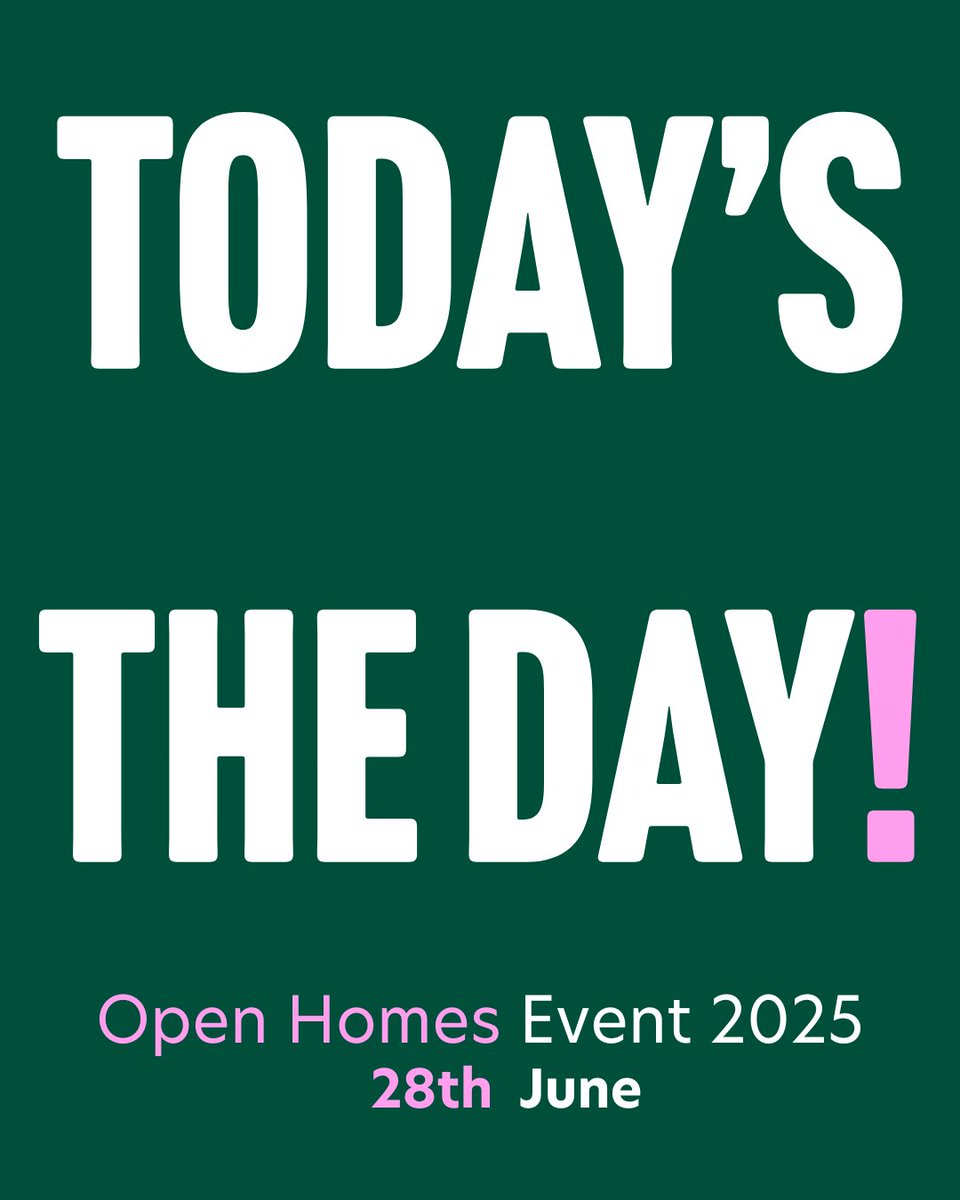 Today's our Open Homes Event! 🏠 Visitors receive a guided tour from retrofitting experts, speak directly to the homeowners about their experiences and learn how to make #YourHomeBetter 💚

There's still time to book your free ticket: YHBOpenHomeEvent2025.eventbrite.co.uk