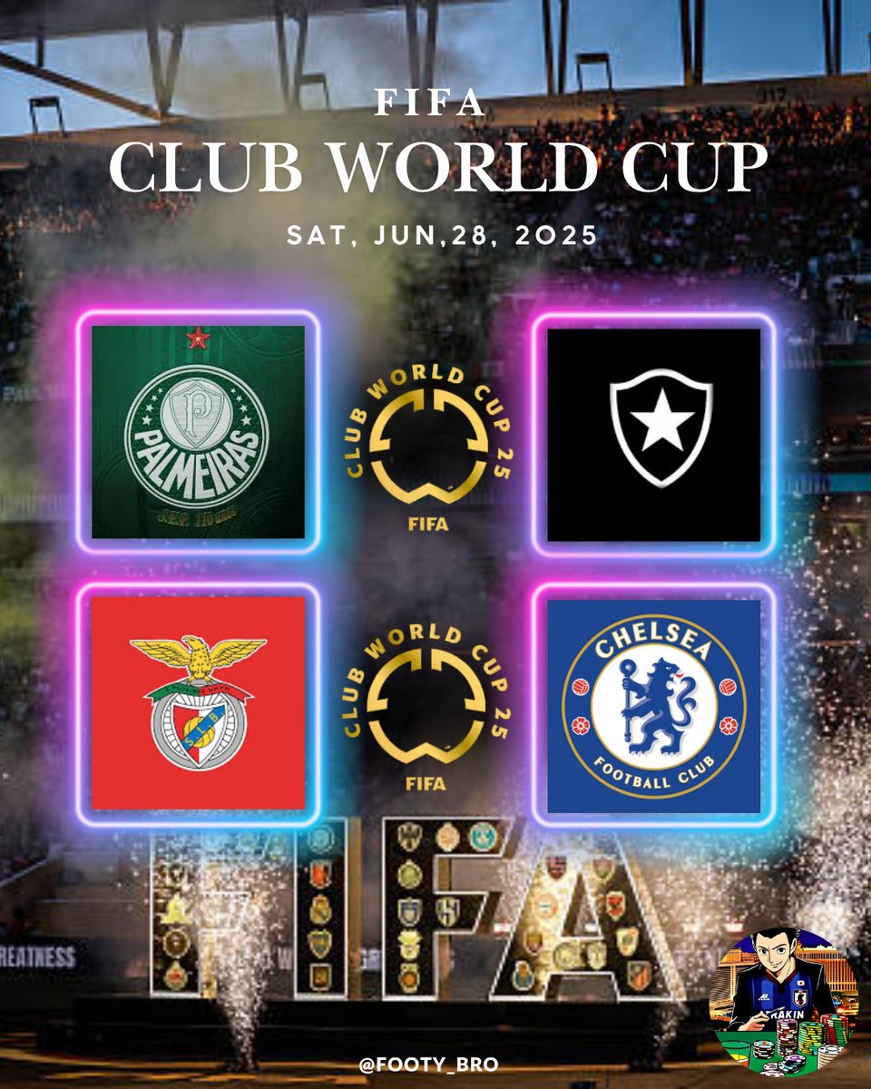 Footy Bro⚽️🇯🇵ML Bettor (@footy_bro) on Twitter photo 🚨𝑪𝑳𝑼𝑩 𝑾𝑶𝑹𝑳𝑫 𝑪𝑼𝑷 𝑴𝑨𝑿 𝑷𝑳𝑨𝒀🚨
BENFICA @ CHELSEA
PALMEIRAS @ BOTAFOGO
𝑫𝑹𝑶𝑷 𝑨 𝐋𝐈𝐊𝐄 & 𝐑𝐓 &𝐂𝐎𝐌𝐌𝐄𝐍𝐓❤️❤️🔁💬💬
𝑨𝑵𝑫 𝑰’𝑳𝑳 𝑺𝑬𝑵𝑫 𝒀𝑶𝑼 𝑻𝑯𝑬 𝑭𝑼𝑳𝑳 𝑷𝑳𝑨𝒀 📲📲📲
𝑴𝑼𝑺𝑻 𝑭𝑶𝑳𝑳𝑶𝑾 <a href="/footy_bro/">𝑭𝒐𝒐𝒕𝒚 𝑩𝒓𝒐⚽️+250u, 2025~</a> 𝑶𝑹 𝒀𝑶𝑼 𝑾𝑶𝑵’𝑻 𝑮𝑬𝑻 𝑻𝑯𝑬 🚨𝑪𝑳𝑼𝑩 𝑾𝑶𝑹𝑳𝑫 𝑪𝑼𝑷 𝑴𝑨𝑿 𝑷𝑳𝑨𝒀🚨
BENFICA @ CHELSEA
PALMEIRAS @ BOTAFOGO
𝑫𝑹𝑶𝑷 𝑨 𝐋𝐈𝐊𝐄 & 𝐑𝐓 &𝐂𝐎𝐌𝐌𝐄𝐍𝐓❤️❤️🔁💬💬
𝑨𝑵𝑫 𝑰’𝑳𝑳 𝑺𝑬𝑵𝑫 𝒀𝑶𝑼 𝑻𝑯𝑬 𝑭𝑼𝑳𝑳 𝑷𝑳𝑨𝒀 📲📲📲
𝑴𝑼𝑺𝑻 𝑭𝑶𝑳𝑳𝑶𝑾 <a href="/footy_bro/">𝑭𝒐𝒐𝒕𝒚 𝑩𝒓𝒐⚽️+250u, 2025~</a> 𝑶𝑹 𝒀𝑶𝑼 𝑾𝑶𝑵’𝑻 𝑮𝑬𝑻 𝑻𝑯𝑬