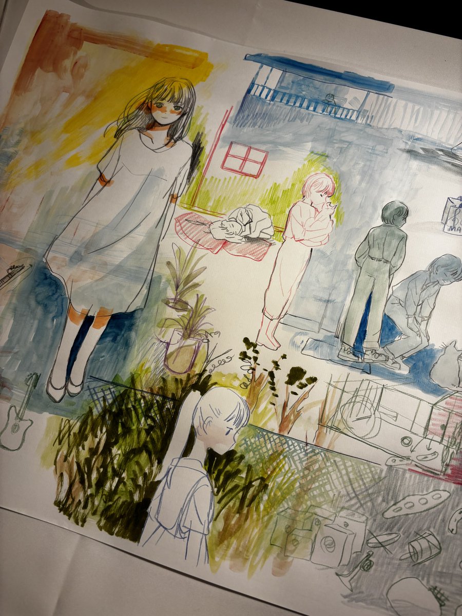 本日から #ゆの展 #234m 開始してます！
<a href="/wrapallet/">WRAPALLET（ラパレット）</a> さんのダンデレードを購入してもらってきたので超綺麗なドローイングがかけています…感謝…