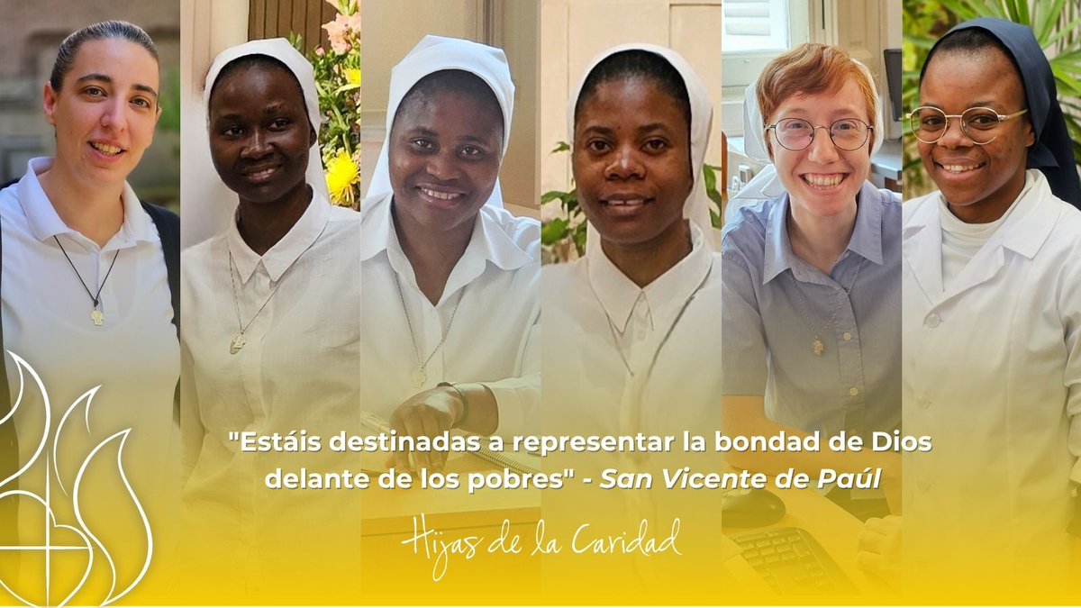 💙 Tras dos años de formación, seis #HijasDeLaCaridad son enviadas en misión.  

Todo comenzó con un “ven y verás”, en muy poquitos días parten con el corazón lleno de fe, entrega y deseo de servir a los más necesitados.   

youtu.be/VyfemQwS8TE 

¡Rezamos por ellas!