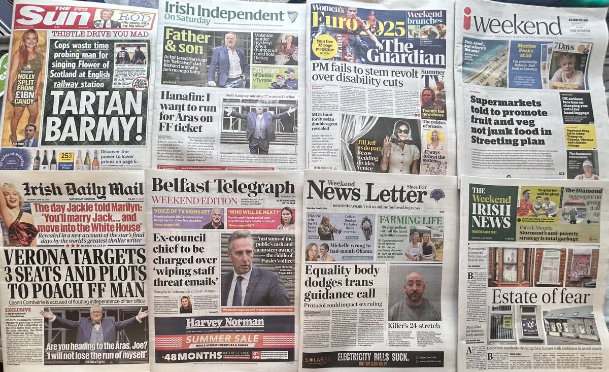 SATURDAY 28-6-25 HEADLINES ….. #BuyANewspaper