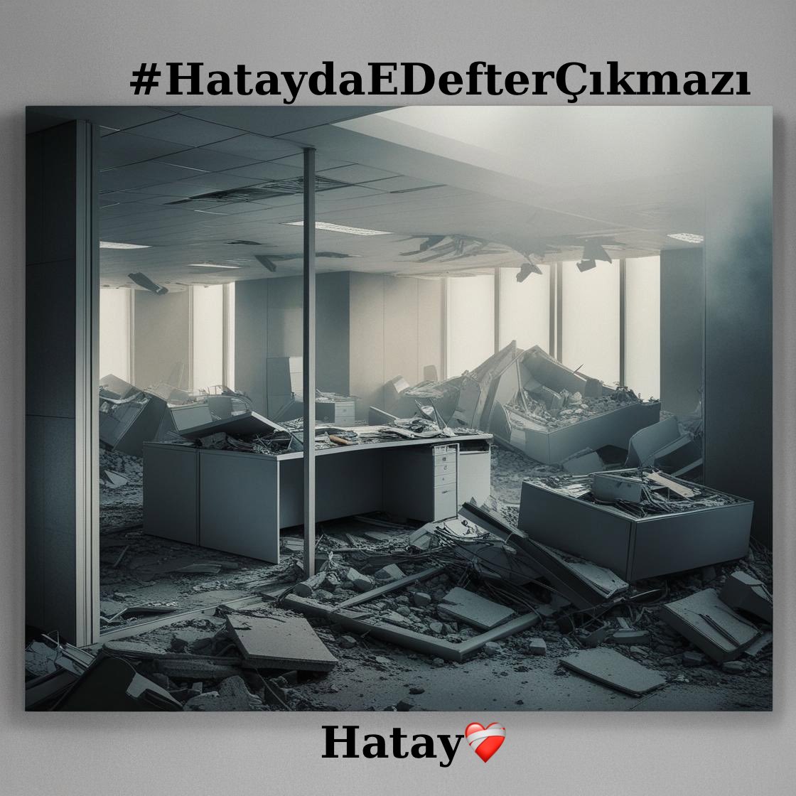 Hatay'daki meslektaşlarımızın ve 
HataySMMMO’nun feryadını duyuracağız.
#HataydaEDefterÇıkmazı ❗️