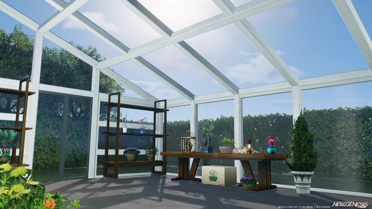 LLf8h's tweet image. #PSO2NGS 
＃クリエイティブスペース
温室できた。