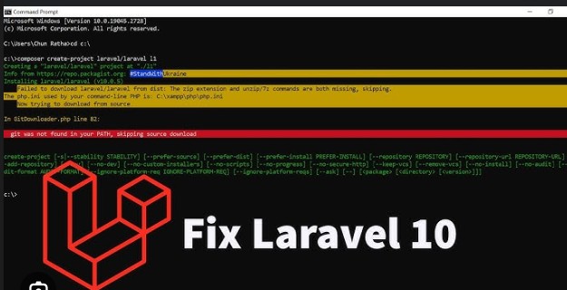 software_dharmu's tweet image. “The zip extension and unzip/7z commands are both missing, skipping” in Windows during Composer install of Laravel
sreschool.in/the-zip-extens…