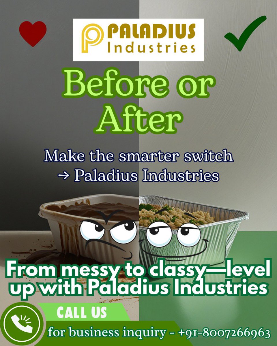 PaladiusVapi's tweet photo. Make the smarter switch - Paladius Industries 

#paladius #paladiusindustries #aluminiumfoil https://t.co/pkVYPkfsoQ