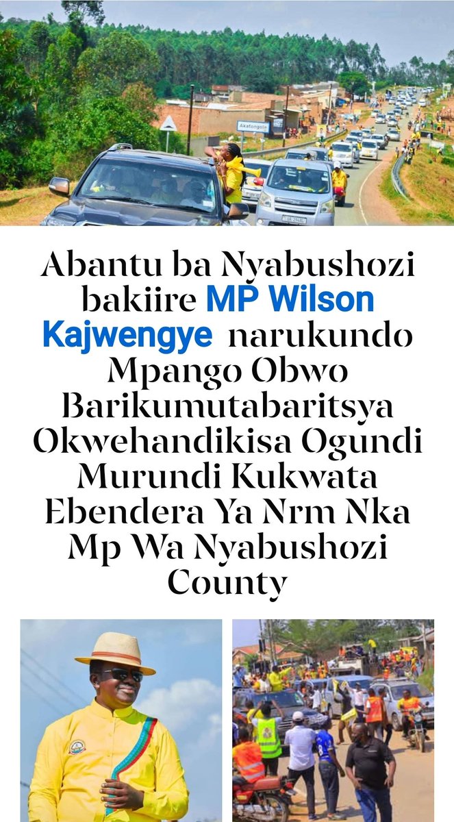 Team Kajwengye PrideofNyabushozi (@kajwengyet28072) on Twitter photo #EnaamaNuungiYentunguuka <a href="/WKajwengye/">wilson kajwengye</a> #MPNyabushoziCounty2026 #Tereerakajwengye <a href="/KajwengyeT28072/">Team Kajwengye Dedicated #MPNyabushozi</a> <a href="/kandihoarthur05/">Kandiho 🅰️rthur Bataringaya</a> <a href="/kato_nathan13/">.Kato Nathan Caspash</a> <a href="/LivingTand402/">TANDEKA Living</a> <a href="/Michaelrwandima/">Michael Rwandiima Jnr💫</a> <a href="/NyabushoziTv/">Nyabushozi Tv</a> <a href="/DavidLawmaker/">David Lawmaker🇺🇬</a> <a href="/yonahndyamuba/">Yonah Ndyamuba Omurarira</a> #EnaamaNuungiYentunguuka <a href="/WKajwengye/">wilson kajwengye</a> #MPNyabushoziCounty2026 #Tereerakajwengye <a href="/KajwengyeT28072/">Team Kajwengye Dedicated #MPNyabushozi</a> <a href="/kandihoarthur05/">Kandiho 🅰️rthur Bataringaya</a> <a href="/kato_nathan13/">.Kato Nathan Caspash</a> <a href="/LivingTand402/">TANDEKA Living</a> <a href="/Michaelrwandima/">Michael Rwandiima Jnr💫</a> <a href="/NyabushoziTv/">Nyabushozi Tv</a> <a href="/DavidLawmaker/">David Lawmaker🇺🇬</a> <a href="/yonahndyamuba/">Yonah Ndyamuba Omurarira</a>