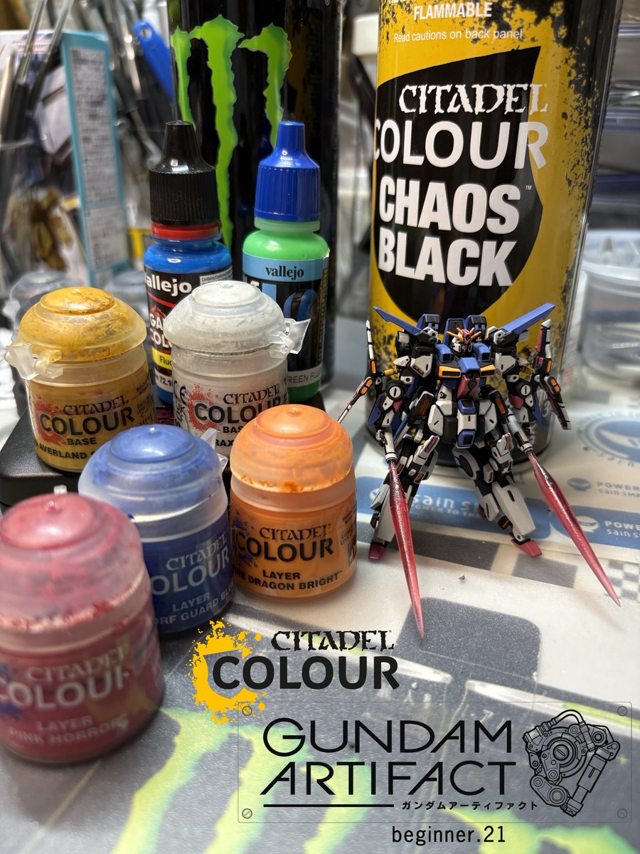 21Beginner's tweet image. #ガンダムアーティファクト
突然開封 #ZZガンダム 塗料覚書
CITADEL
CORAX WHITE ⬜
amzn.to/43lrmpS
ALTDORF GUARD BLUE 🟦
amzn.to/3vjmZOK
PINK HORROR 🟥
amzn.to/3vjclYk
FIRE DRAGON BRIGHT 🟧
amzn.to/3tyXCrR
AVERLAND SUNSET 🟨
amzn.to/407yMwa