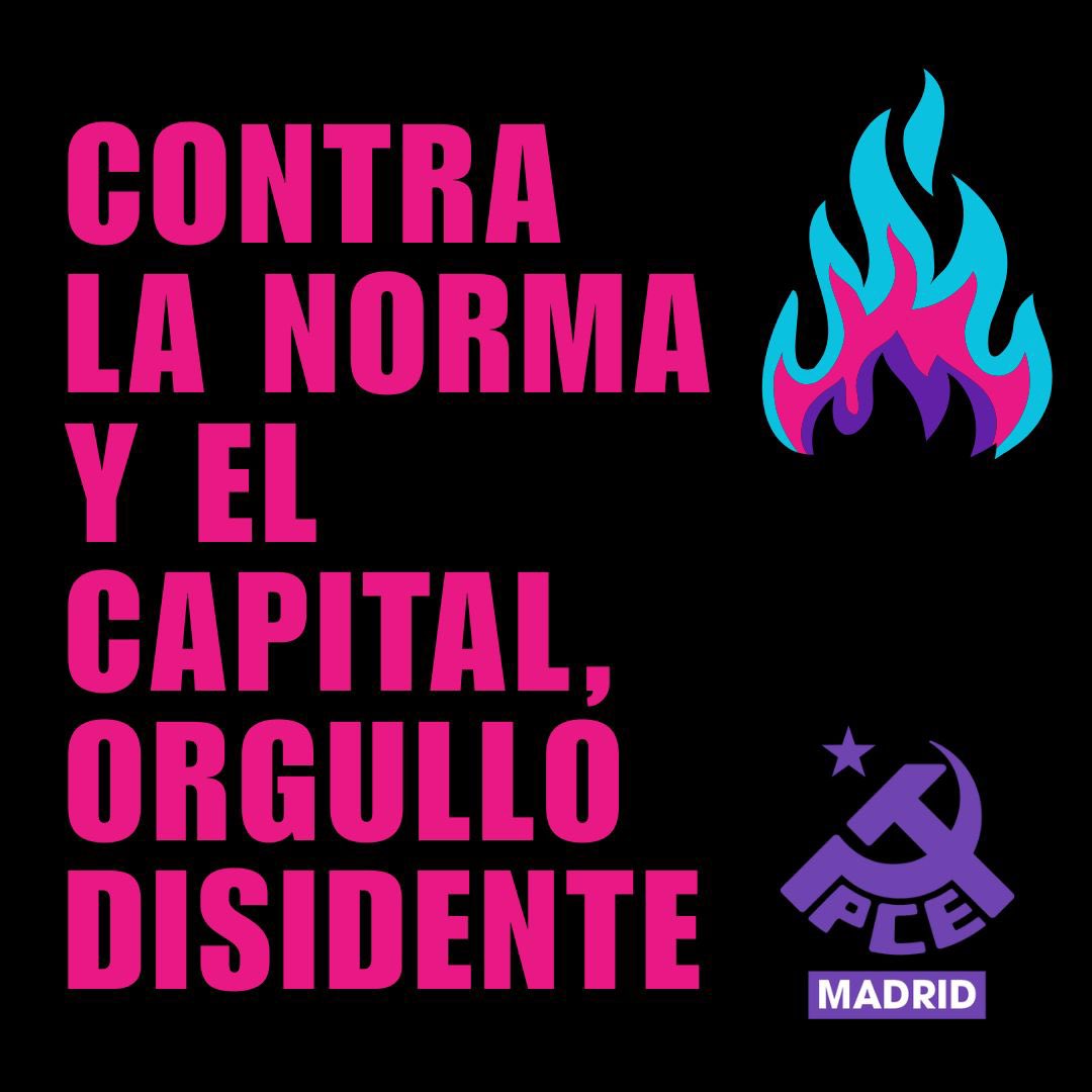 Hoy #28J tenemos mucho que reivindicar contra la norma y el capital 🔥

Somos clase, somos #Orgullo 🏳️‍🌈🏳️‍⚧️🚩