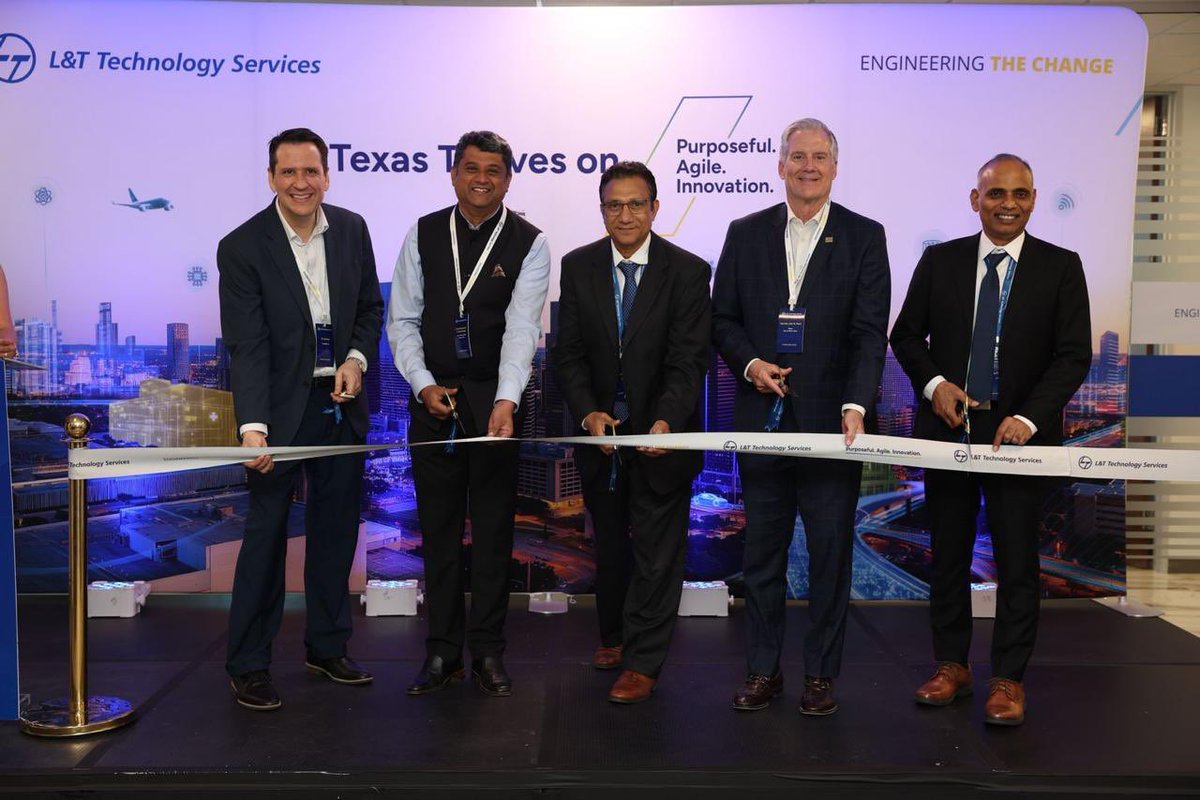 LTTS opens engineering design centre in Plano; India, U.S. officials discuss tech ties
My special <a href="/PTI_News/">Press Trust of India</a> report 👇 news.abplive.com/news/world/ltt…
⁦<a href="/cgihou/">India in Houston</a>⁩ ⁦<a href="/LnTTechservices/">L&T Technology Services (LTTS)</a>⁩ ⁦<a href="/MayorJohnMuns/">Mayor John Muns</a>⁩ ⁦<a href="/MEAIndia/">Randhir Jaiswal</a>⁩ #digitalpartnership ⁦<a href="/dcmanjunath/">ManjunathChenneerapa</a>⁩ #USIndiatech