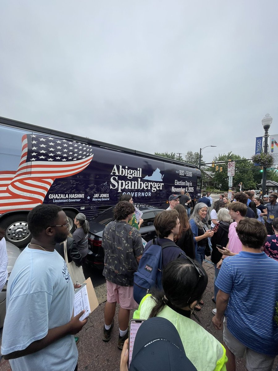 Kim Klingler (@kim4arlington) on Twitter photo #WethePeople are ##Motivated
With <a href="/SpanbergerForVA/">Abigail Spanberger</a> #SpanVirginia #BusTour w/ <a href="/SenatorHashmi/">Senator Hashmi</a> & <a href="/jonesjay/">Jay Jones</a>
With <a href="/arlingtondems/">Arlington Democrats</a> <a href="/ArlingtonYDs/">Arlington Young Dems</a> <a href="/vademocrats/">Virginia Democrats</a> <a href="/DonBeyerVA/">Don Beyer</a> <a href="/AdamEbbin/">Adam Ebbin 🇺🇦</a> <a href="/BarbaraFavola/">Barbara Favola</a> <a href="/TakisKarantonis/">Takis Karantonis</a> <a href="/maureencoffeyva/">Maureen Coffey - Arlington, VA</a> <a href="/JDSpainSr/">Julius D. Spain, Sr.</a> …
#governorforeveryone 🌈
#Pride #WethePeople are ##Motivated
With <a href="/SpanbergerForVA/">Abigail Spanberger</a> #SpanVirginia #BusTour w/ <a href="/SenatorHashmi/">Senator Hashmi</a> & <a href="/jonesjay/">Jay Jones</a>
With <a href="/arlingtondems/">Arlington Democrats</a> <a href="/ArlingtonYDs/">Arlington Young Dems</a> <a href="/vademocrats/">Virginia Democrats</a> <a href="/DonBeyerVA/">Don Beyer</a> <a href="/AdamEbbin/">Adam Ebbin 🇺🇦</a> <a href="/BarbaraFavola/">Barbara Favola</a> <a href="/TakisKarantonis/">Takis Karantonis</a> <a href="/maureencoffeyva/">Maureen Coffey - Arlington, VA</a> <a href="/JDSpainSr/">Julius D. Spain, Sr.</a> …
#governorforeveryone 🌈
#Pride