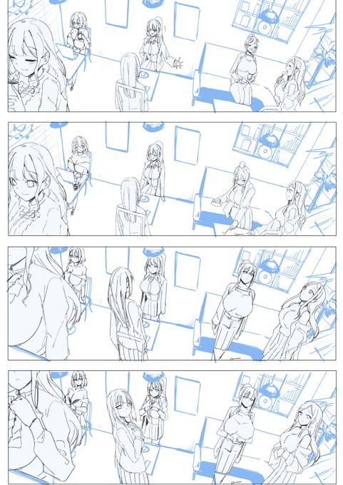 支援サイト更新しました。(URLはツリーに)
夏コミ同人誌の進捗記事です。この画像のようなお話を描きます。 