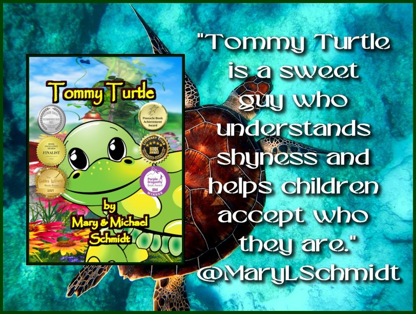 Mary L Schmidt aka #SJackson (@marylschmidt) on Twitter photo <a href="/ClaireLLLW81/">C. L Welford-Author</a> TY! $2.99 "Tommy Turtle instructs children about #shyness and nervousness when around other children at school, recess, show and tell and anywhere. amazon.com/Tommy-Turtle-M… Children need to know that shyness is normal, and they need positive #encouragement from peers, family, and <a href="/ClaireLLLW81/">C. L Welford-Author</a> TY! $2.99 "Tommy Turtle instructs children about #shyness and nervousness when around other children at school, recess, show and tell and anywhere. amazon.com/Tommy-Turtle-M… Children need to know that shyness is normal, and they need positive #encouragement from peers, family, and