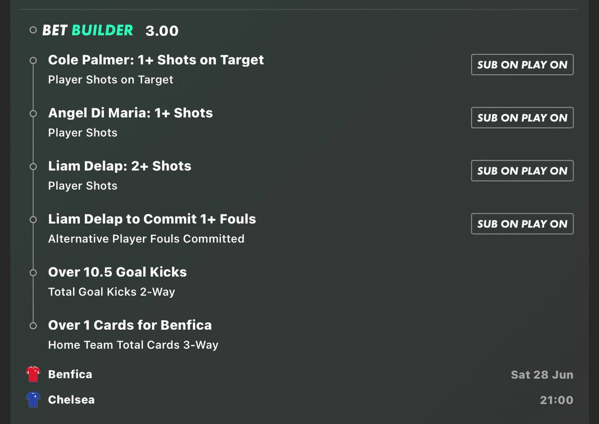 DailyBettingPot's tweet image. 😍  OH YES… Free £200 Cash Giveaway 

If this Benfica vs Chelsea bet builder lands, we’ll give away £200 free cash!

👉 £100 to someone who LIKES this tweet.
👉 £100 to someone who RETWEETS this tweet.

Must be following us. Ready? Go!