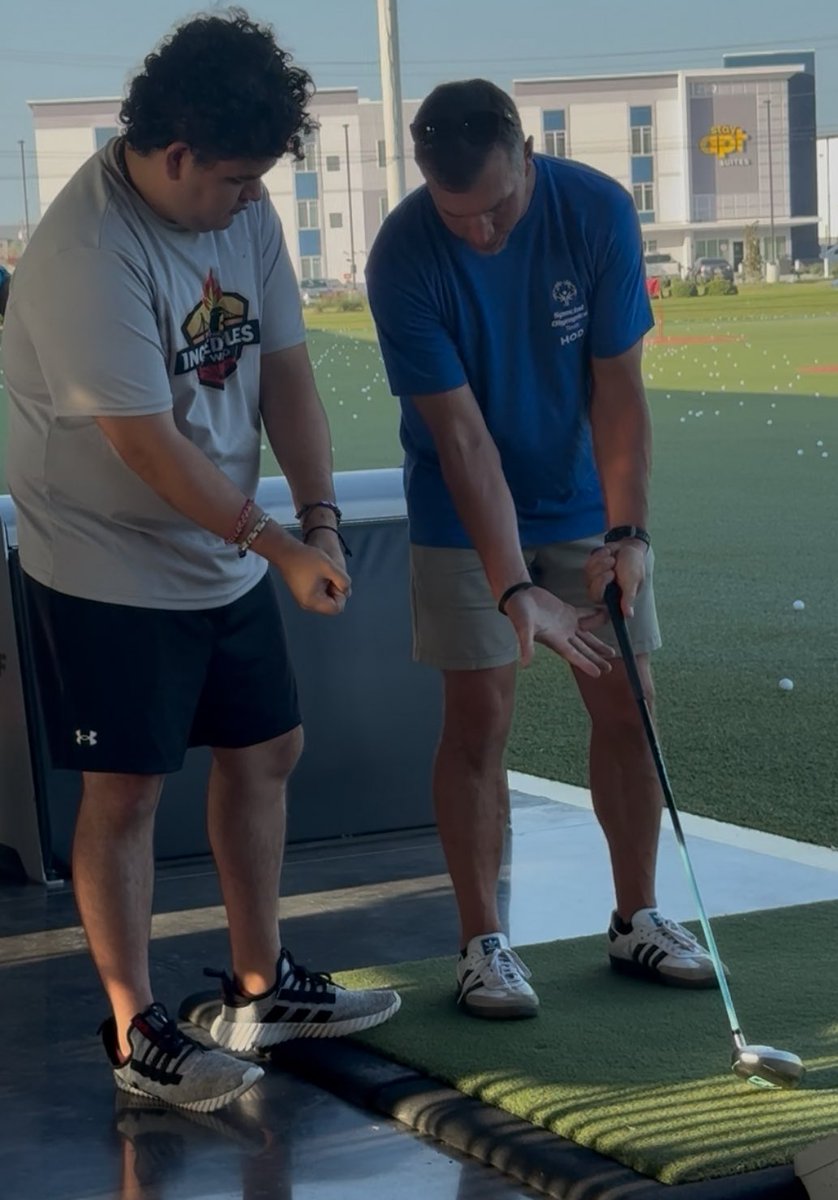 #SOTX First time having my son try out for golf. :) he has found another passion. Thanks to Coach Bradley!  #TopGolfWaco
#theincreiblesofwaco
#specialolympicscentraltx