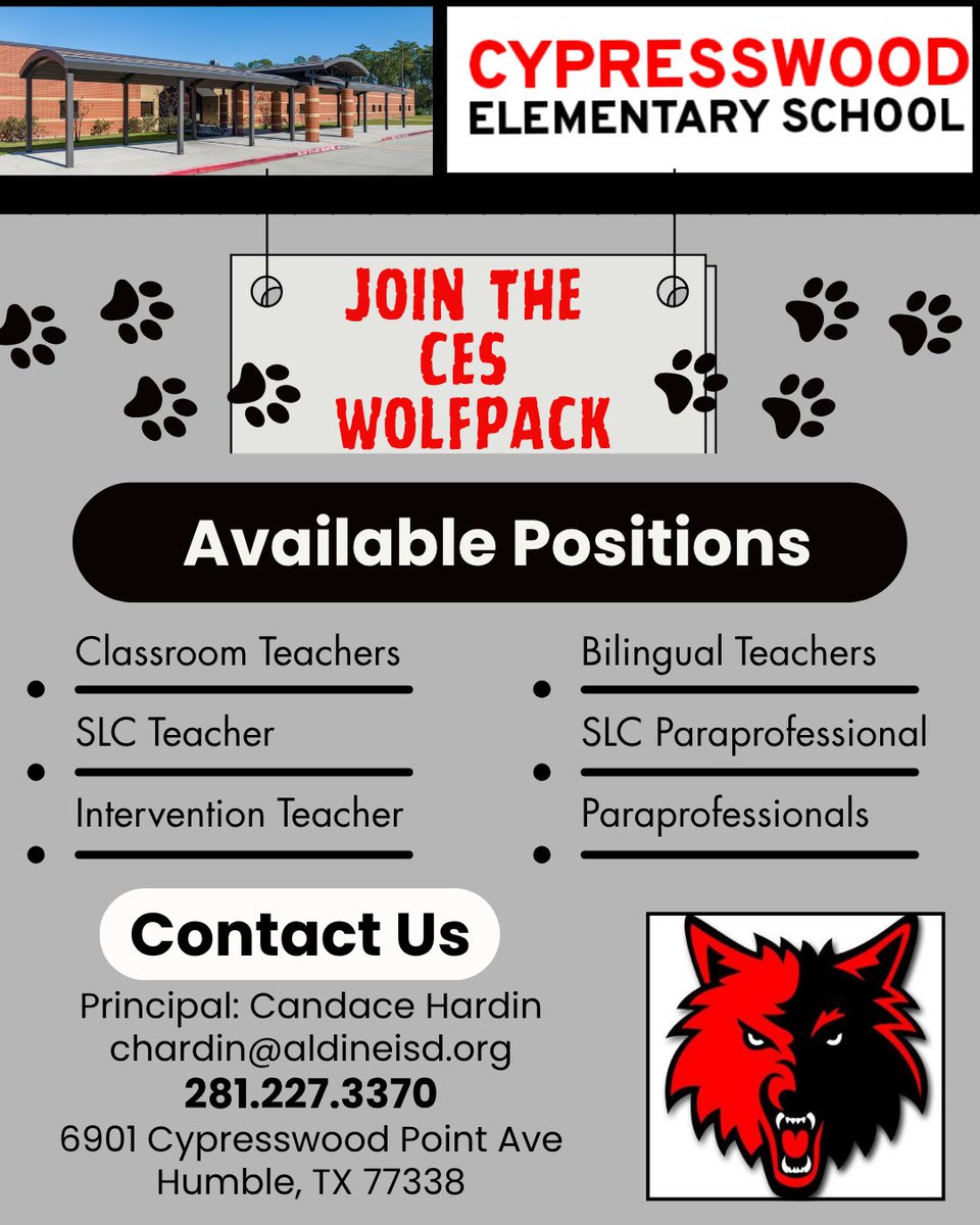 Cypresswood Elementary (@cypresswoodes) on Twitter photo 