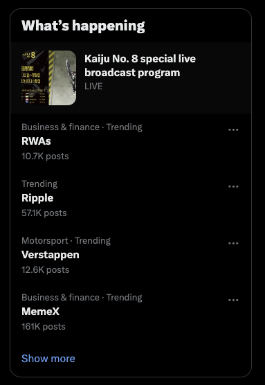 There will be signs.