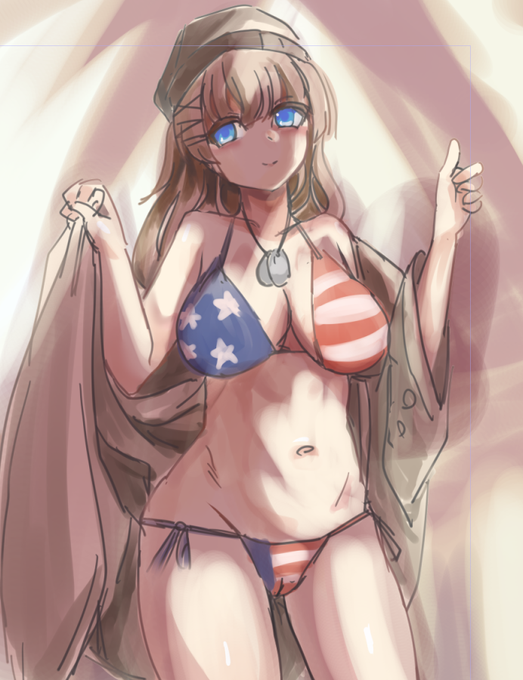 「エリアナってヒッチハイクんときこんな商売女みたいな破廉恥星条旗ビキニで誘ってたんだよね」
「戦績はどうだったんだ?」
「でかいメスカマキリだとわかってる人は近寄らなかったね」

アマリス語る。でかいメスカマキリがあなたを待っています。 