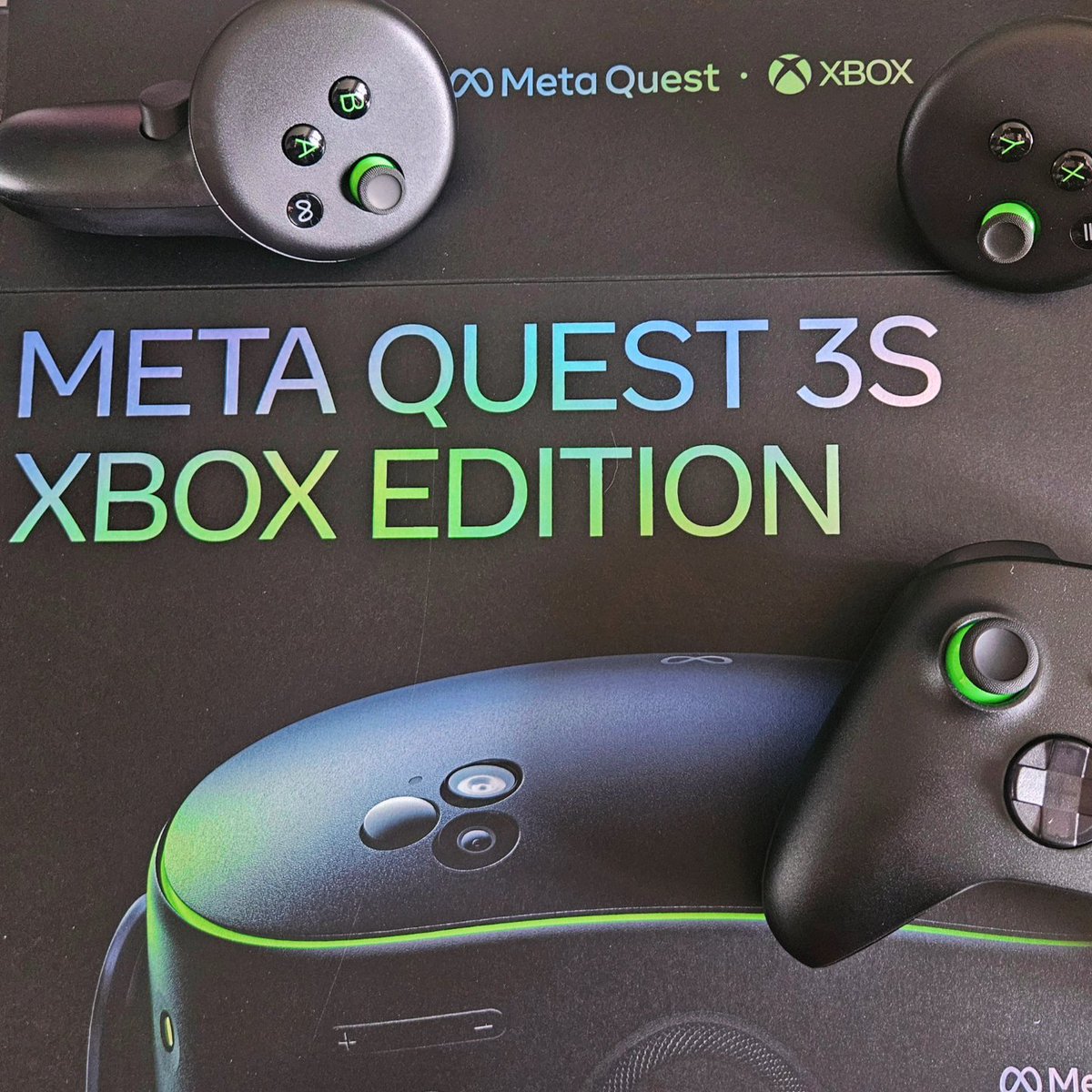 CadetGrumpyDuck's tweet image. This is by far the best looking VR Headset I have EVER Owned!
Thank you @MetaQuestVR for gifting me this Meta Quest 3S XBox Edition 🙌
Fantastic Job all around 💜 @Xbox @xboxuk @Meta
#Gifted #vr #metaquest #metaquest3s #Xbox