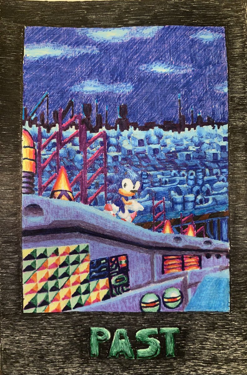 Metallic Madness Past - by me

#SonicTheHedgehog #SonicCD #fanart