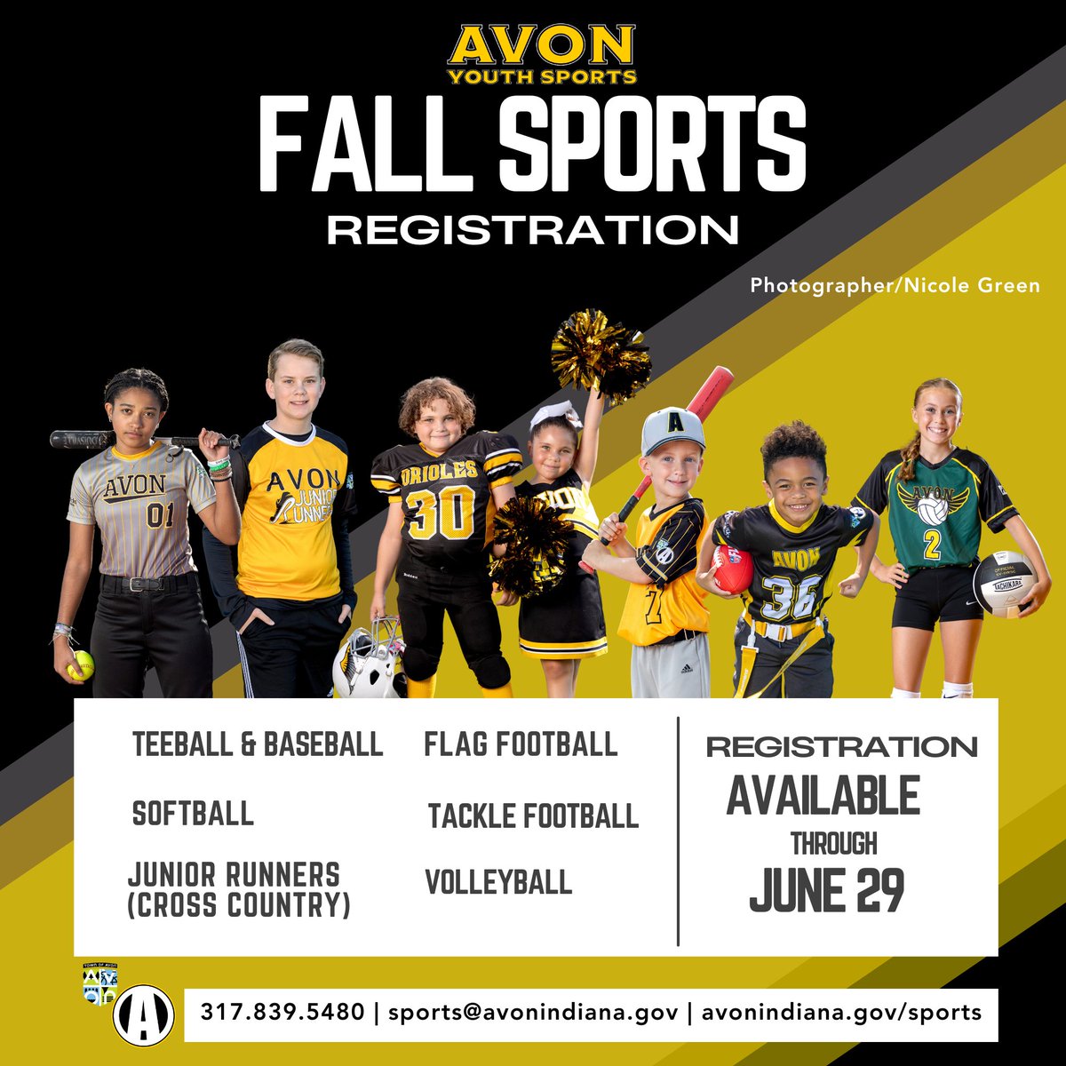 ❌ Last chance to get in the game! ❌ 
Fall registration ends tomorrow night at midnight.
🔗 loom.ly/jdLfZ7Q

#AvonIndiana #AvonIndianaSports #AvonYouthSports #OneStrongCommunity