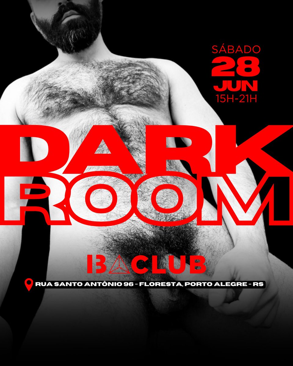 Sábado no escurinho… quem entra, não quer mais sair 😈
Um espaço só pra eles, sem julgamentos. #13ClubPOA 
🔺 R$28 | 🕒15h-21h (exceto terças)
📍 R. Santo Antônio 96, Floresta-POA 

#HxH #ExclusivoParaHomens