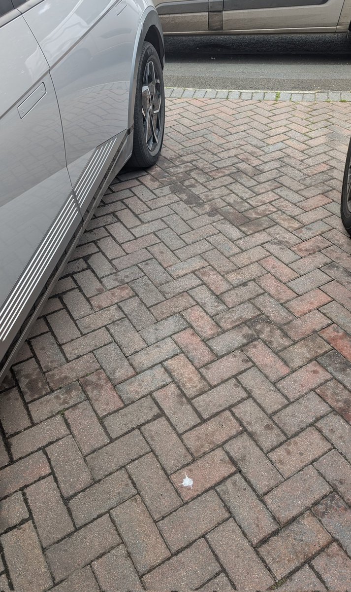 Mistakes were made, any pro tips for getting hydraulic oil out of block paving?

Asking for a friend..