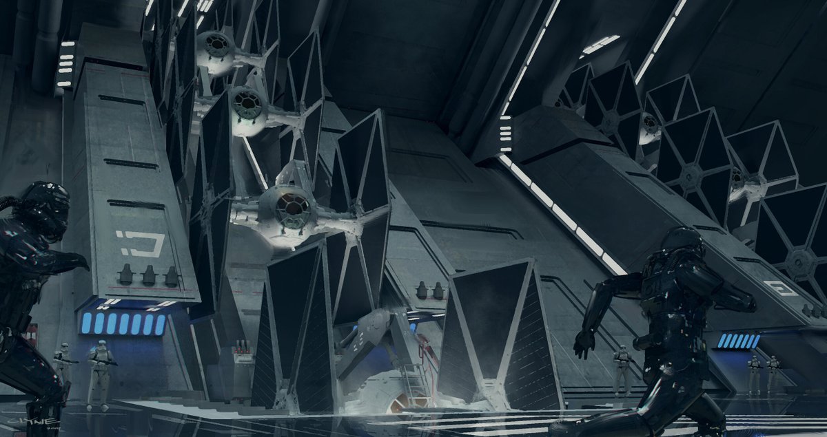 conceptartsw's tweet image. Star Wars: The Force Awakens concept art by James Clyne