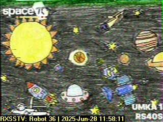 UMKA-1 SSTV 11:50UTC pass over Japan. No QRM. Could get very nice images. #SSTV