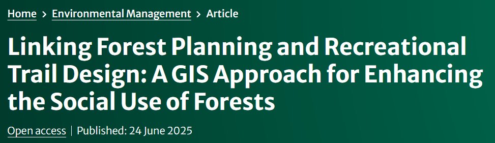 Global Forest Ecosystem Research Group (@gfbi_hub_lleida) on Twitter photo New paper <a href="/UdL_RDI/">Recerca i Transferència UdL</a> <a href="/ctforestal/">CTFC</a> "Linking #forest planning and recreational trail design: a GIS approach for enhancing the social use of forests", integrating forest planning & trail design, while emphasising the need to address related risks & challenges
ππΌ
rdcu.be/ethz5 New paper <a href="/UdL_RDI/">Recerca i Transferència UdL</a> <a href="/ctforestal/">CTFC</a> "Linking #forest planning and recreational trail design: a GIS approach for enhancing the social use of forests", integrating forest planning & trail design, while emphasising the need to address related risks & challenges
ππΌ
rdcu.be/ethz5