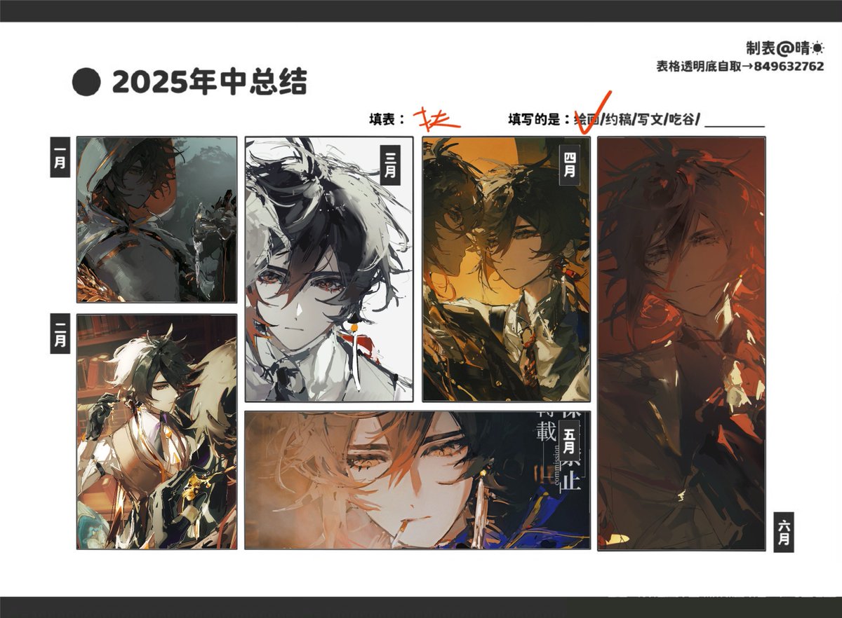 2025年中全是钟离的总结回