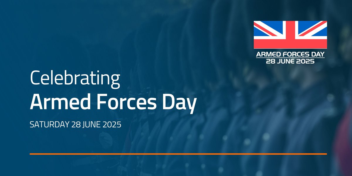 This Saturday, 28th June 2025, we proudly celebrate Armed Forces Day, recognising the courage, dedication, and sacrifice of the incredible men and women who serve – and have served – in the British Armed Forces. #ArmedForcesDay #SupportOurForces
