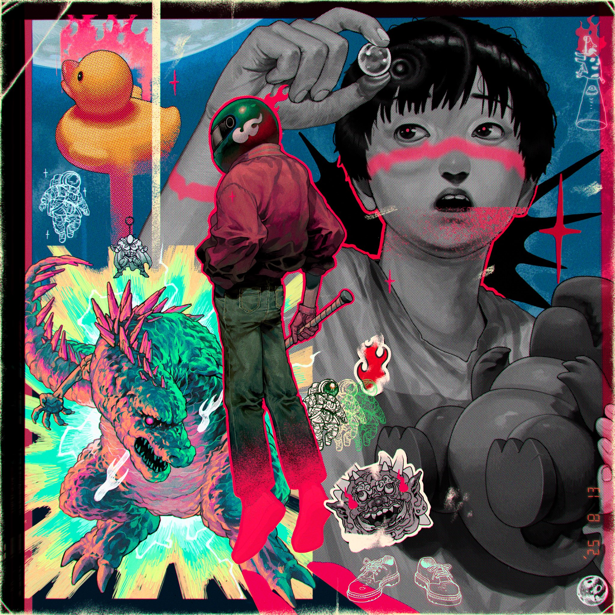 桜井 旭 Akira Sakurai | 「風呂上がりの自画像」 252×205