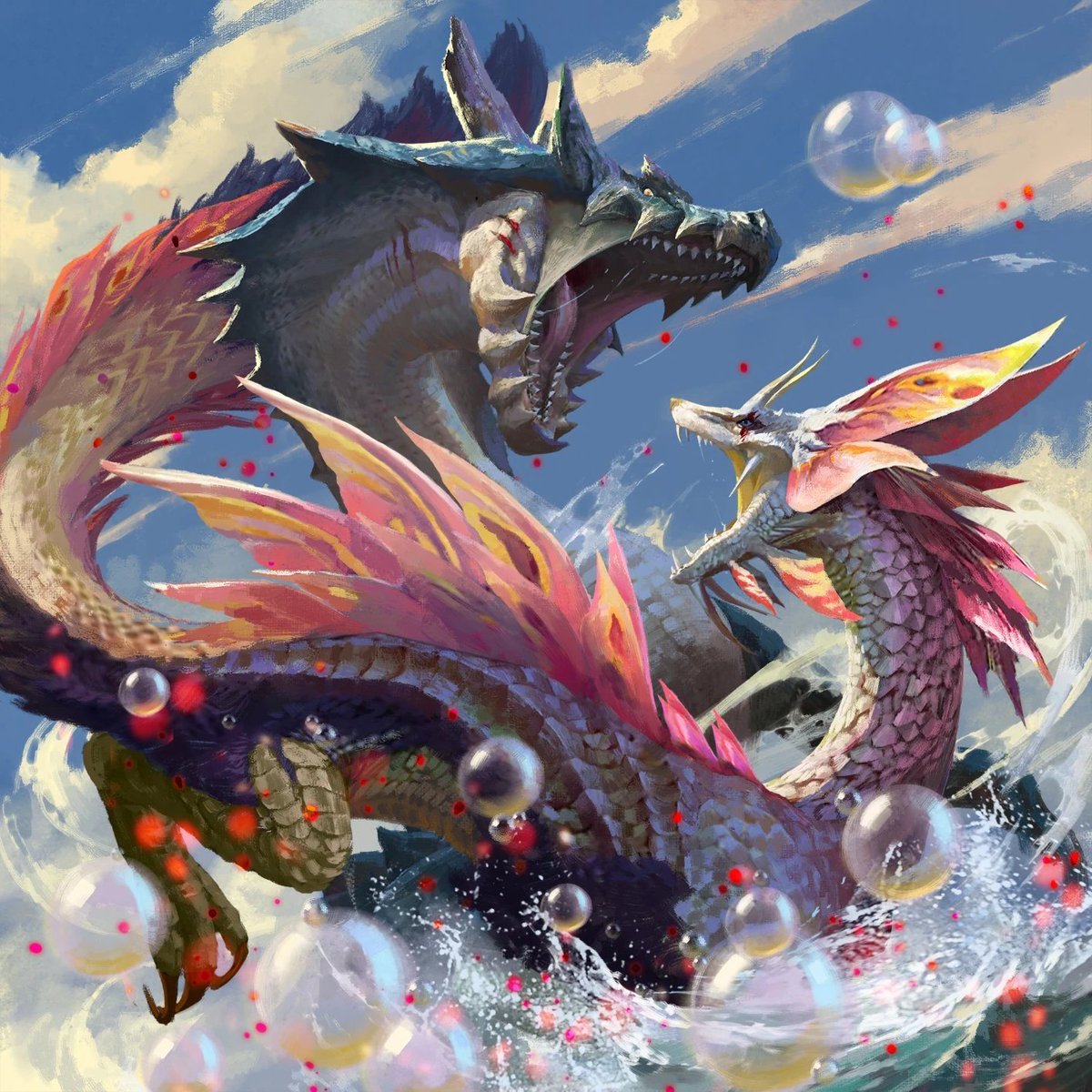 I doubt we'll see this happen, but you never know.

This was art from one of the cards in Teppen.