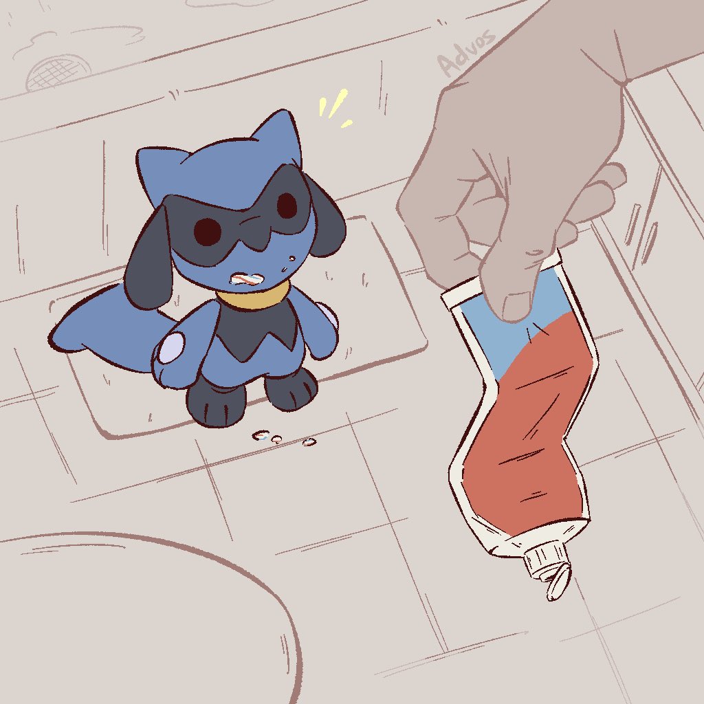 He has acquired a taste for toothpaste