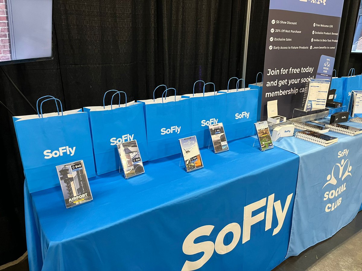 soflysim's tweet image. Stop by the SoFly booth at 506 today at FlightSimExpo!